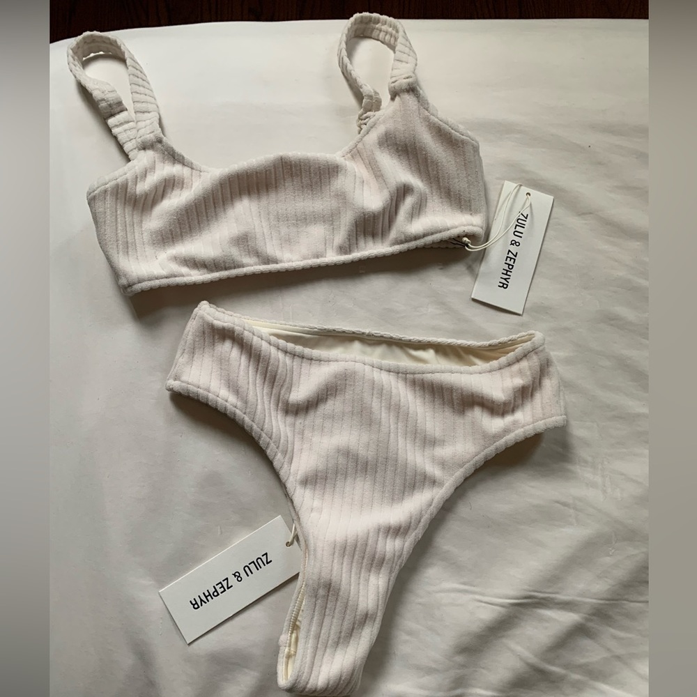Brand New Zulu & Zephyr Cord Towelling Swimset